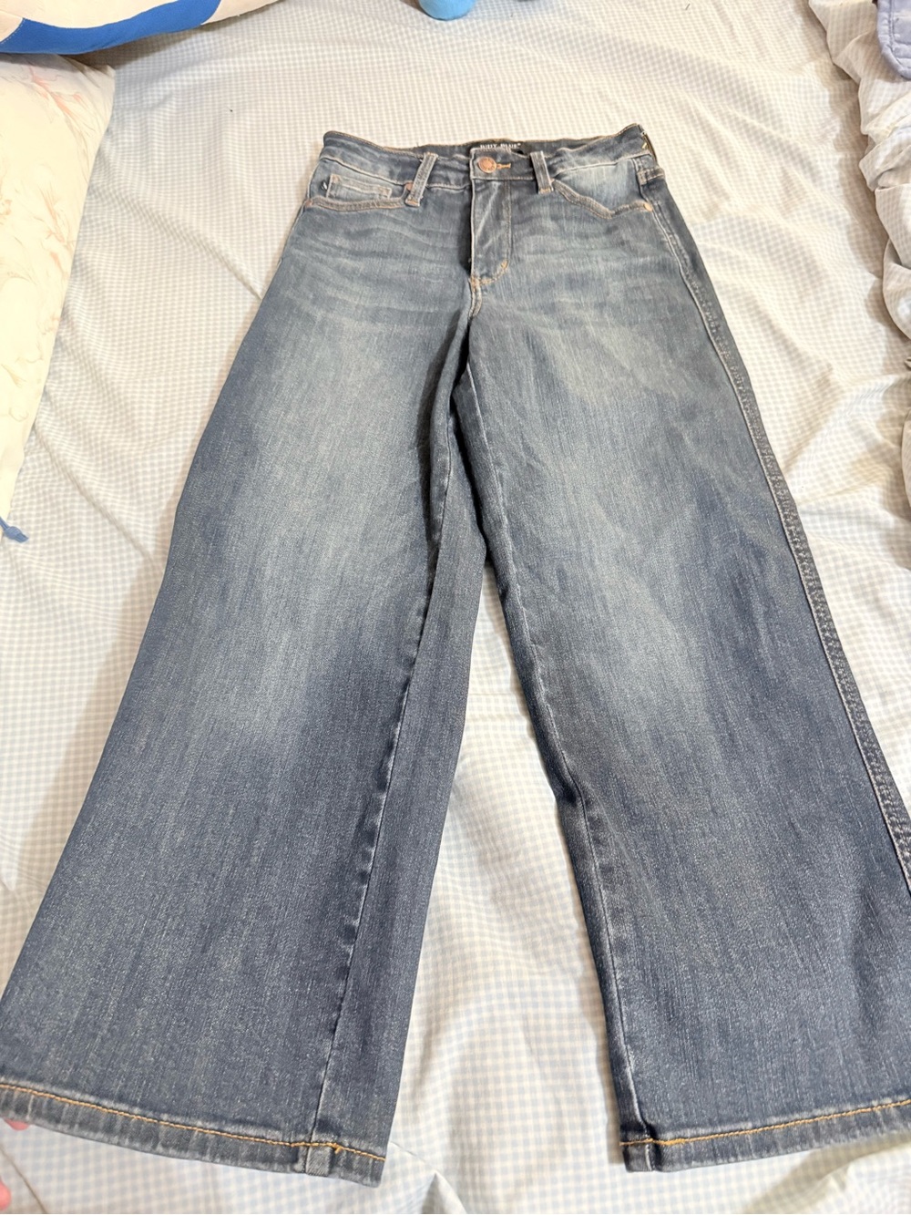 Judy Blue Wide-Leg Jeans in Light Blue Wash